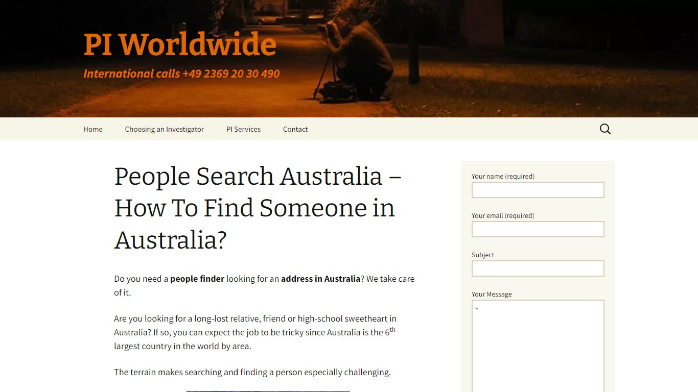 People Search Australia - How To Find Someone in Australia? - PI Worldwide